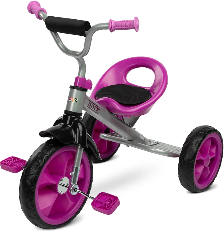 Детский трехколесный велосипед Caretero York Purple